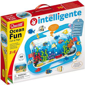 Quercetti 0969 Ocean Fun Fish & Pegs