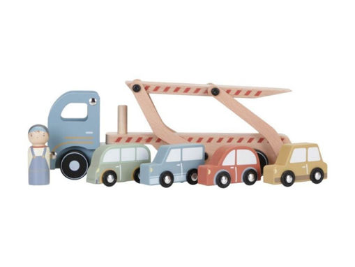 Little Dutch  Camion porta macchinine in legno - EmotionsToy