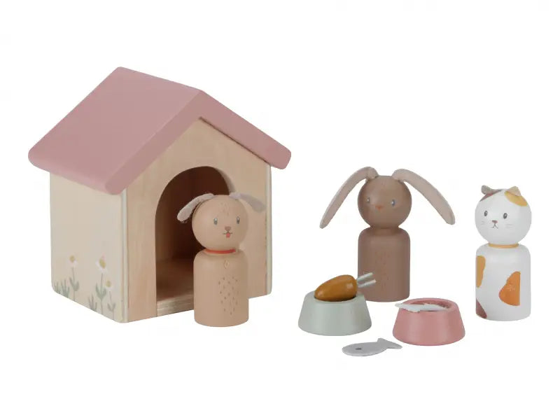 Little Dutch Set animali domestici in legno - Emotions Toy