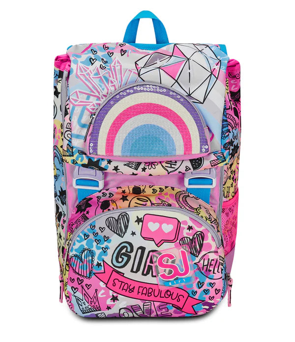 SJ GIRL Zaino Estensibile Big Colorjam - Emotions Toy