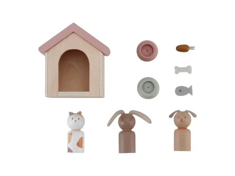 Little Dutch Set animali domestici in legno - Emotions Toy