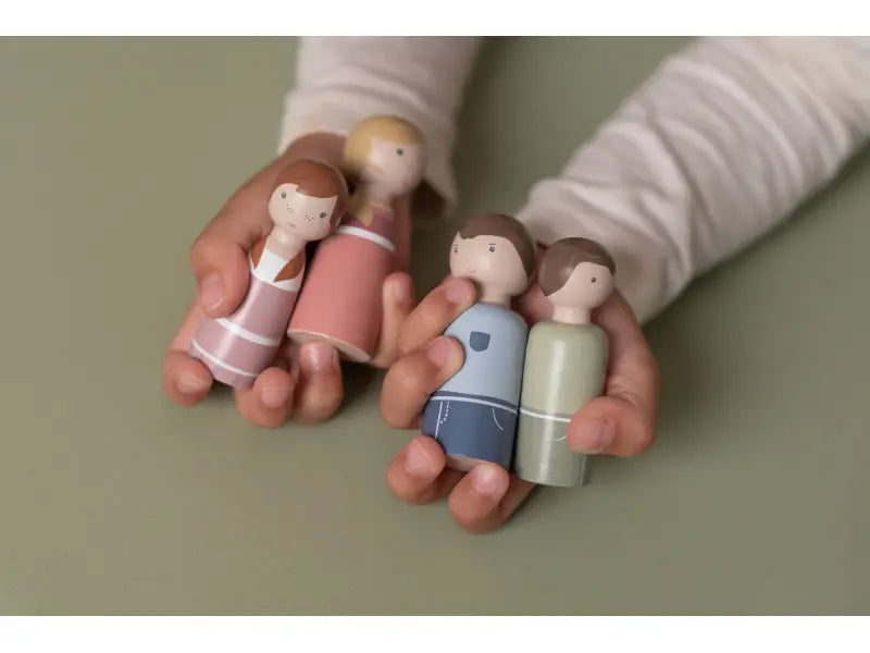 Little Dutch Set famiglia in legno - Emotions Toy