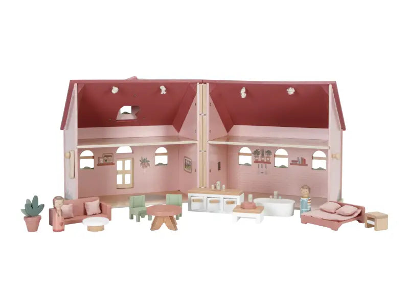 Little Dutch Casa delle Bambole Portatile in legno - Emotions Toy