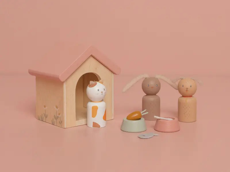 Little Dutch Set animali domestici in legno - Emotions Toy