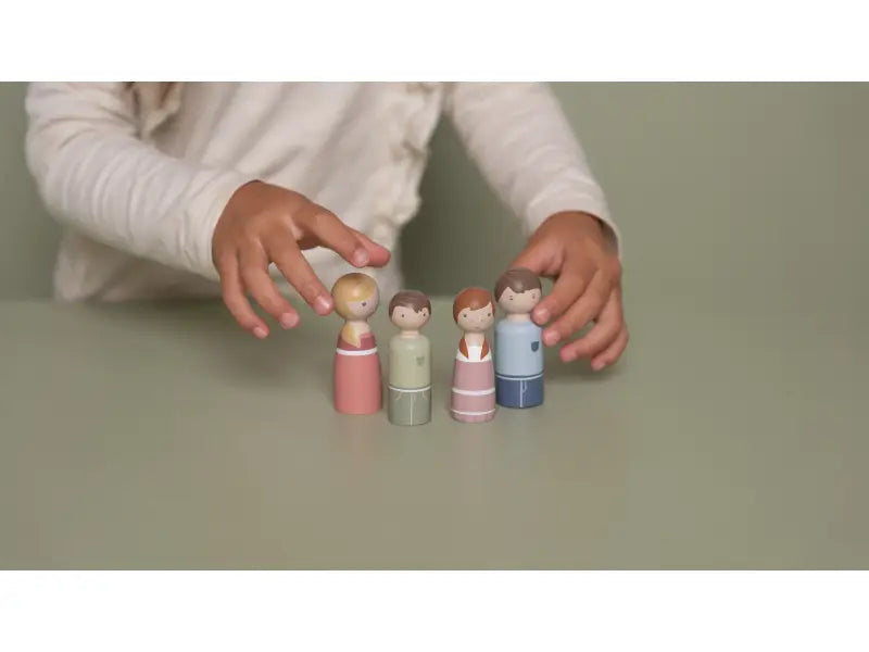 Little Dutch Set famiglia in legno - Emotions Toy