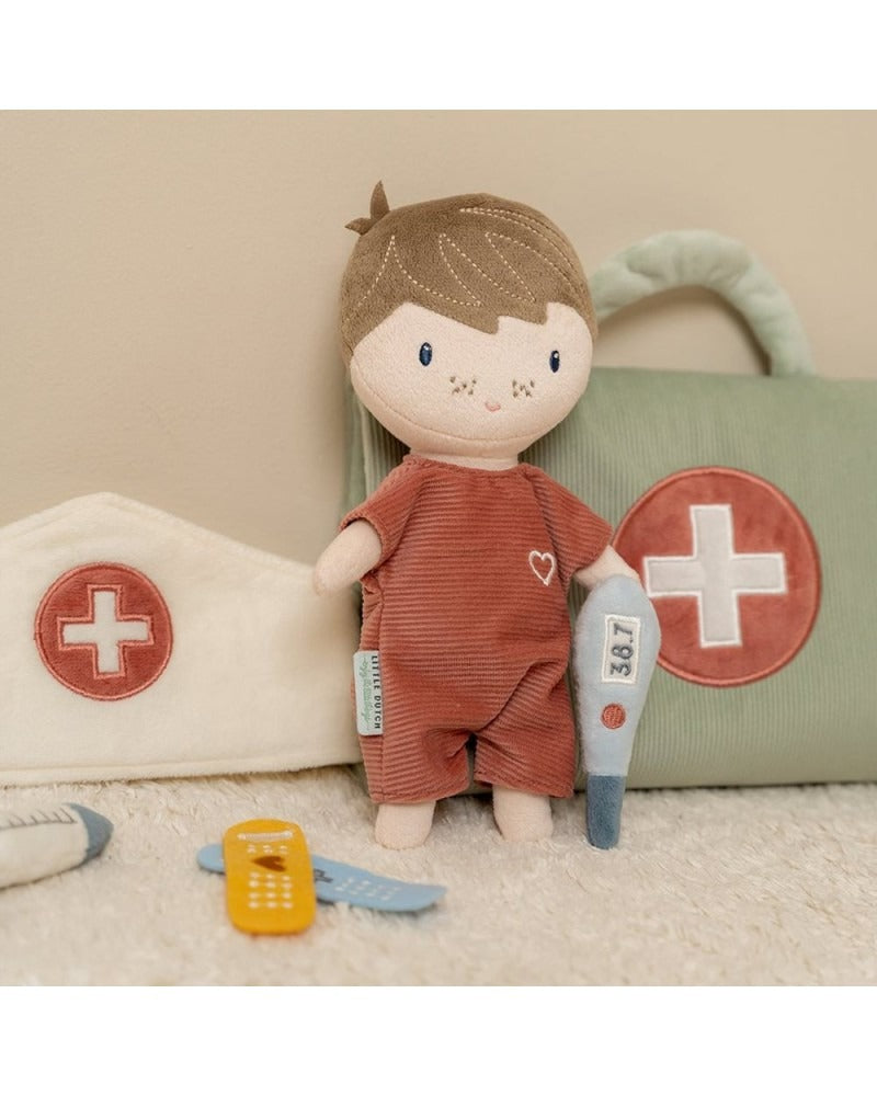 Little Dutch  Cuddle Doll Set del Dottore con Jim - EmotionsToy