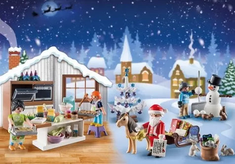 Playmobil Christmas 71088 Calendario dell'Avvento Pasticceria di Natale