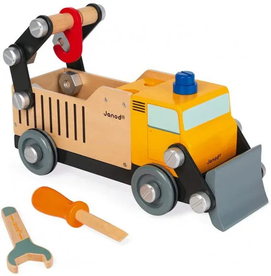 Janod Brico' Kids Camion da cantiere in legno