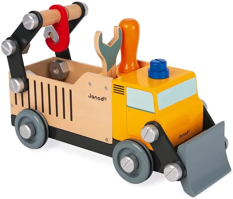 Janod Brico' Kids Camion da cantiere in legno