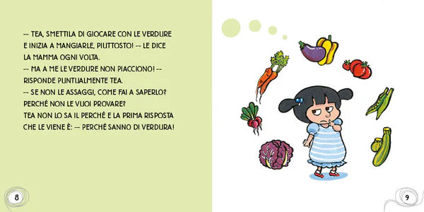 Giunti Tea A chi piacciono le verdure? - Emotions Toy