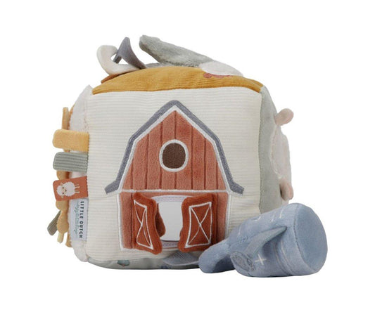 Little Dutch  Little Farm Cubo morbido sensoriale - EmotionsToy