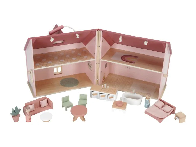 Little Dutch Casa delle Bambole Portatile in legno - Emotions Toy