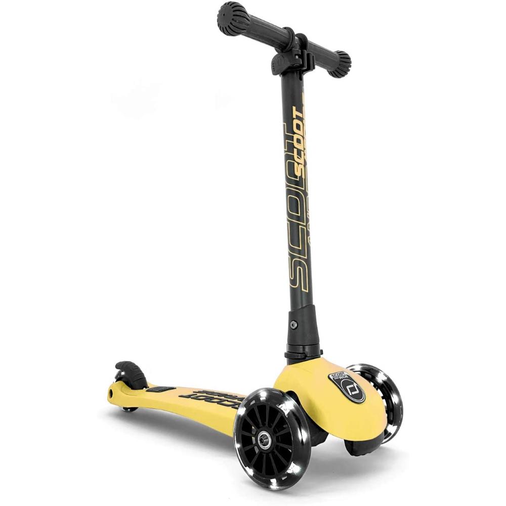 Scoot & Ride - Highwaykick 3 LED Scooter Giallo Limone - EmotionsToy