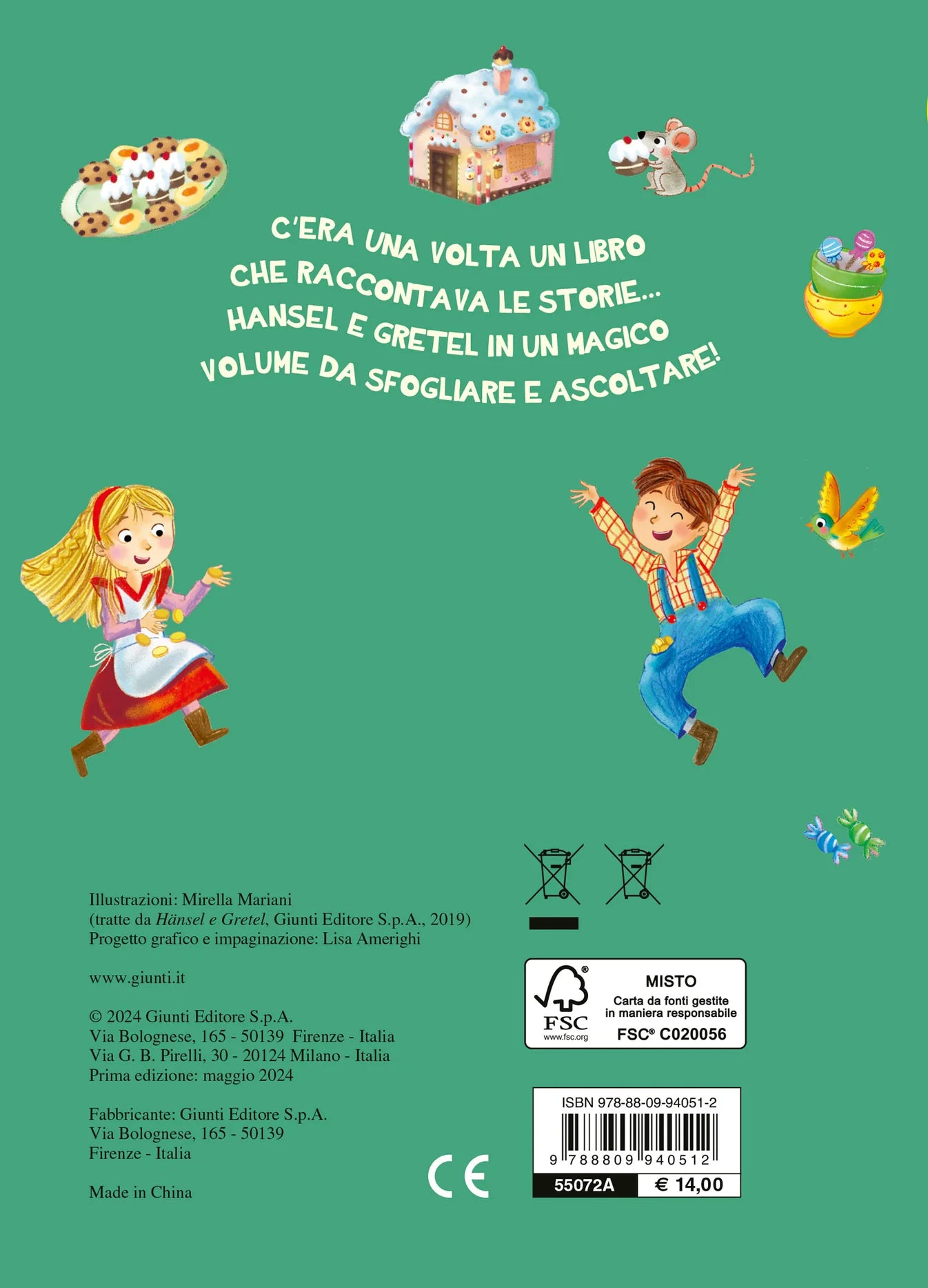 Giunti I libri parlanti Hansel e Gretel