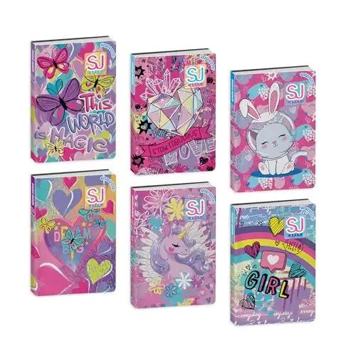 SJ GIRL Diario Scolastico Standard 10 mesi - Emotions Toy