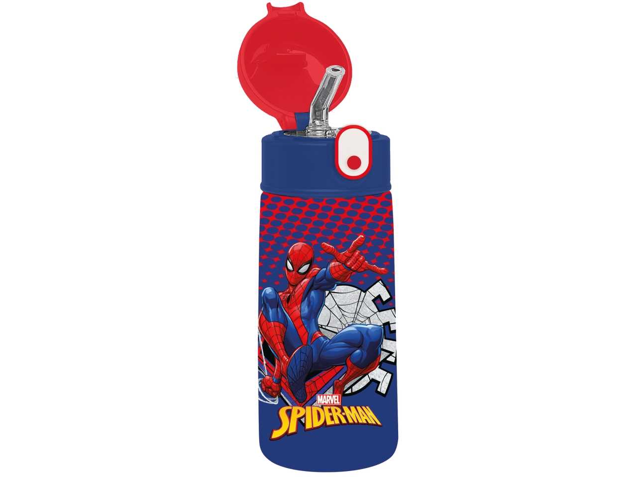 Seven Junior Borraccia Termica con Cannuccia Spider-man 460 ml