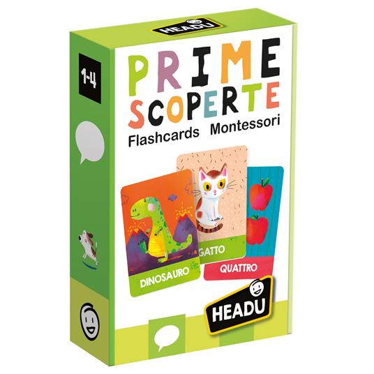 Headu IT23097 Flashcards Prime Scoperte Montessori