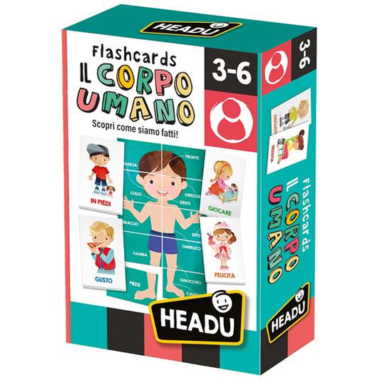 Headu IT24551 Flashcards Il Corpo Umano