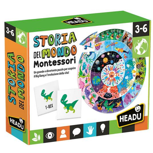 Headu IT27910 Storia del Mondo Montessori