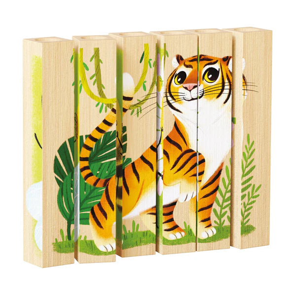 Quercetti 80711 Four Puzzle Animali da salvare