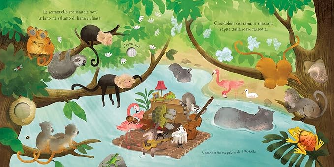 Usborne  L'orchestrina calmacuccioli. Libro sonoro. Ediz. a colori - EmotionsToy