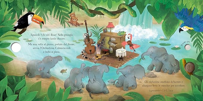 Usborne  L'orchestrina calmacuccioli. Libro sonoro. Ediz. a colori - EmotionsToy