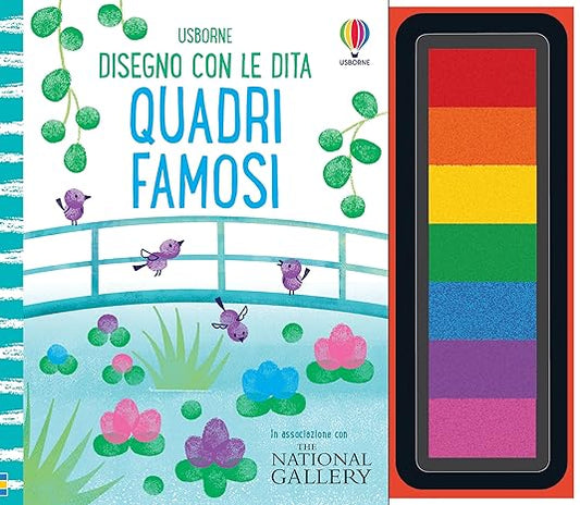 Usborne  Quadri famosi. Ediz. a colori. Ediz. a spirale. Con pannello di inchiostro - EmotionsToy