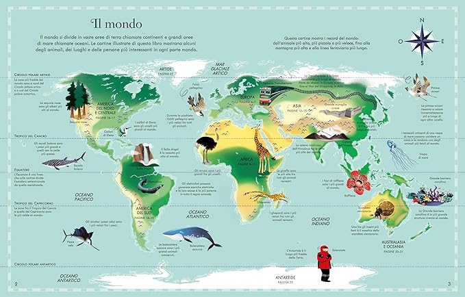 Usborne  Atlante del mondo. Ediz. illustrata. Con puzzle. - EmotionsToy