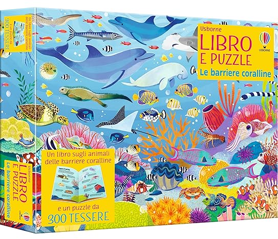 Usborne  Le barriere coralline. Ediz. illustrata. Con puzzle - EmotionsToy