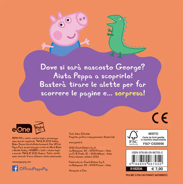 Giunti Peppa Pig Dov'è George? - Emotions Toy