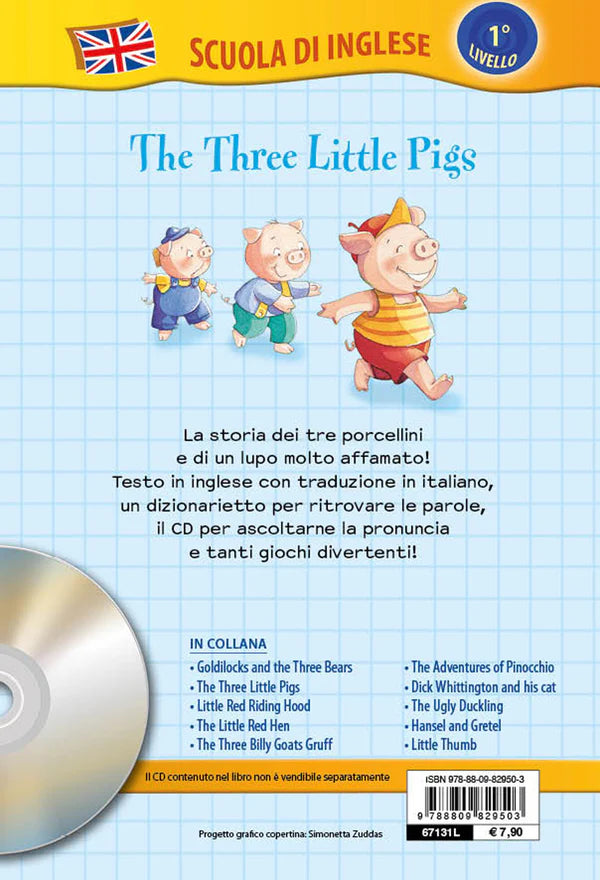 Giunti The Three Little Pigs + CD - Emotions Toy