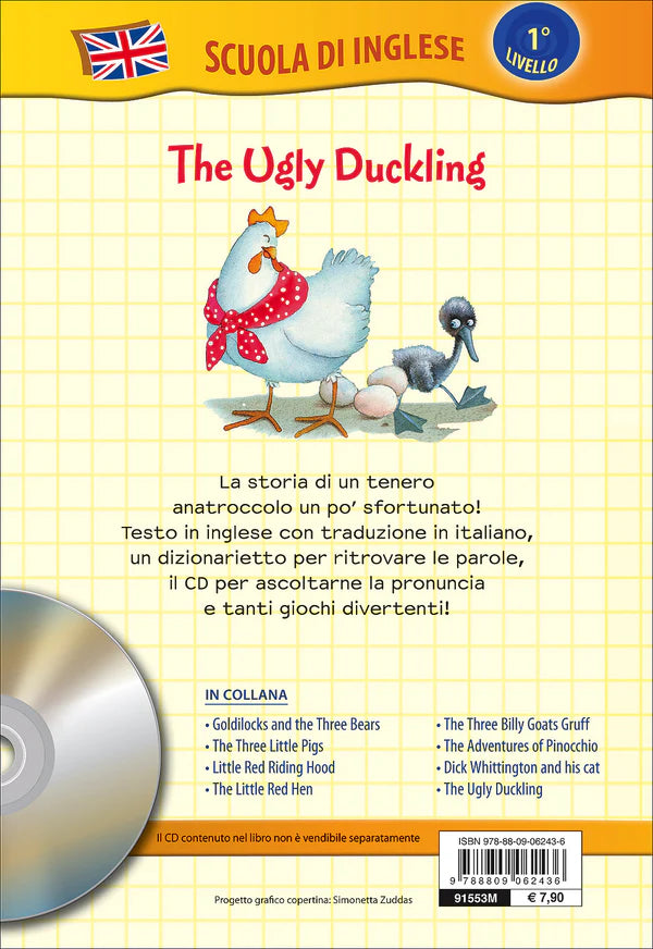 Giunti The Ugly Duckling + CD - Emotions Toy