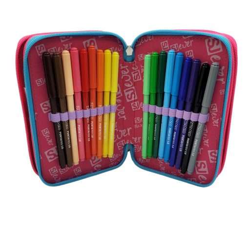 SJ EVER Astuccio Triplo Heartscope Girl - Emotions Toy