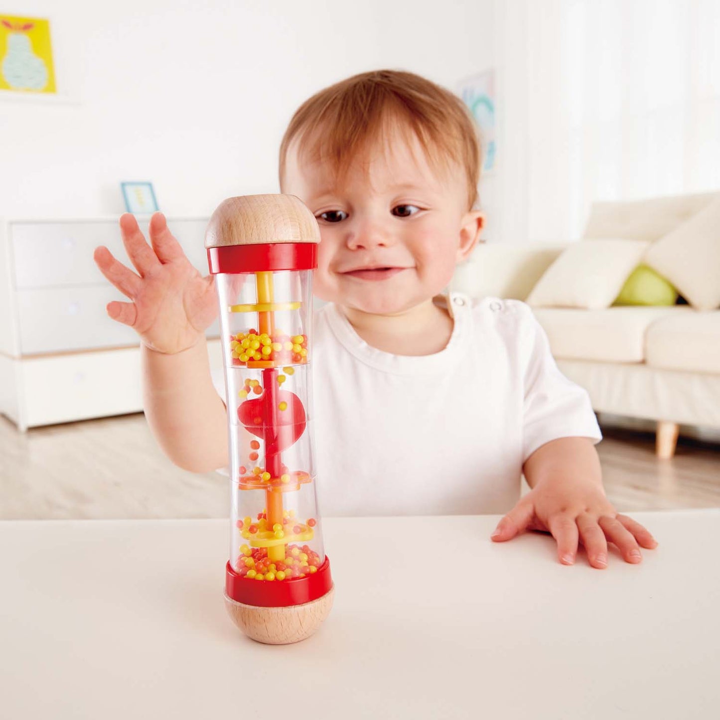 Hape E0327 Cascata di perline Rosso