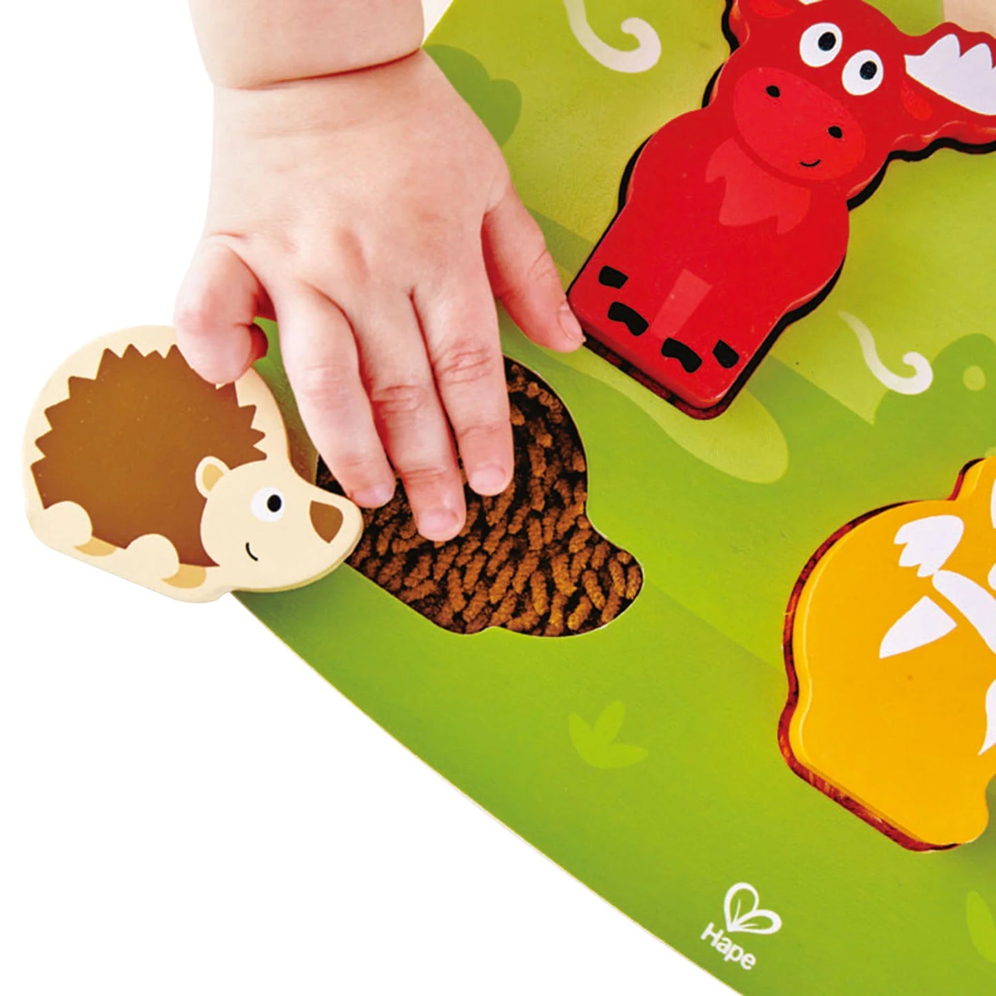 Hape E1621 Puzzle tattile degli animali della foresta