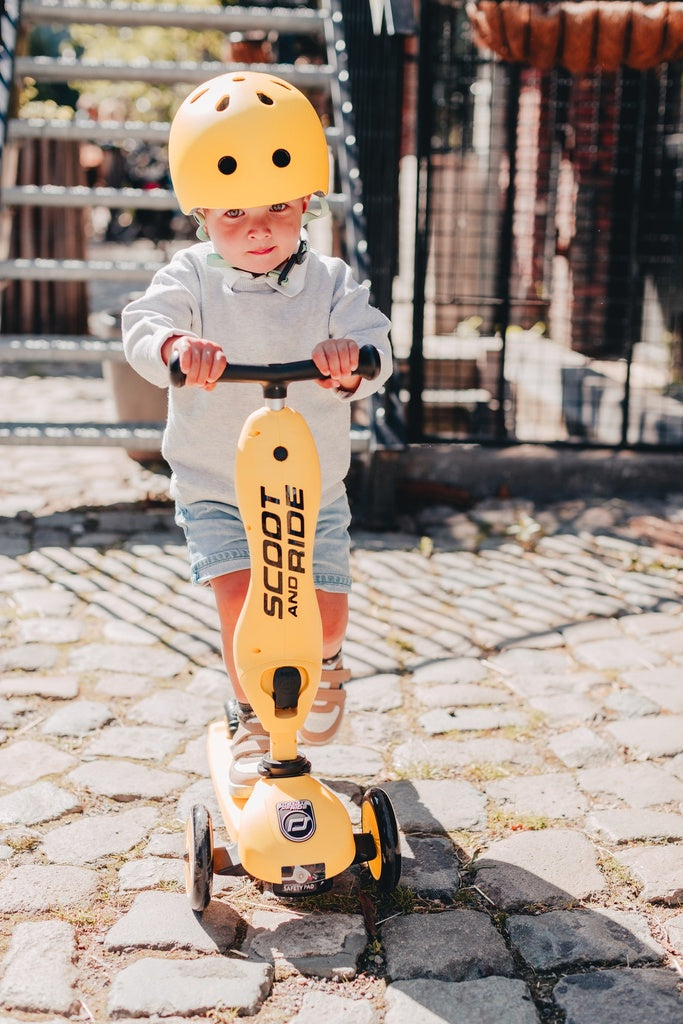 Scoot & Ride - Highwaykick 1 Giallo limone Kickboard con Sedile - EmotionsToy