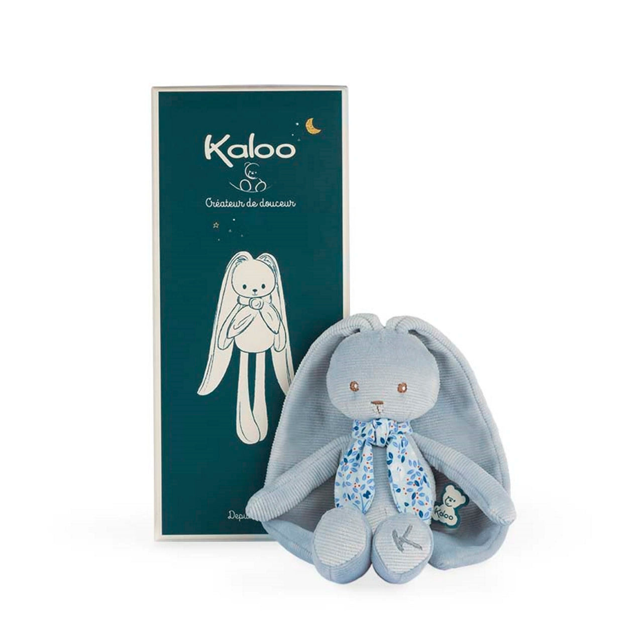 Kaloo K969939 Peluche Rabbit Blu 25 cm