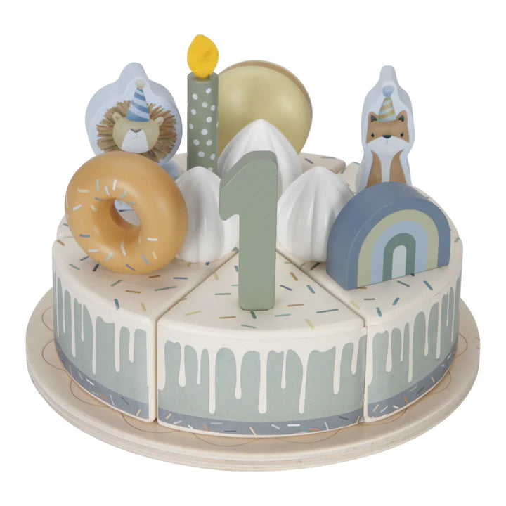 Little Dutch  Torta di Compleanno Blu - EmotionsToy