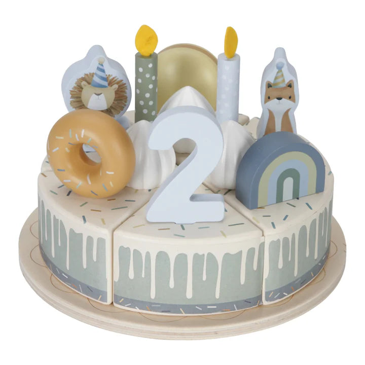 Little Dutch  Torta di Compleanno Blu - EmotionsToy