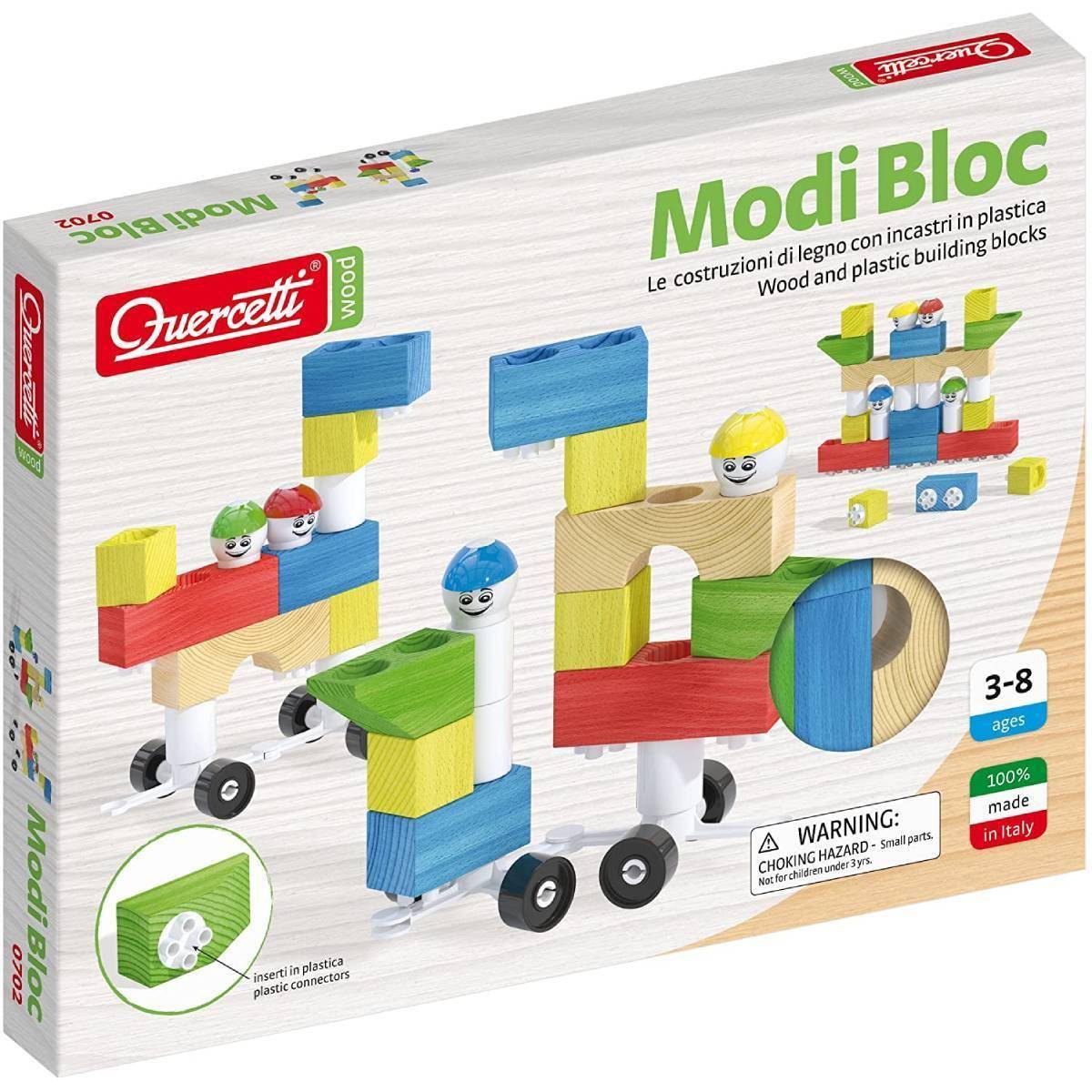 Quercetti 0702 Modi Block Basic 30 pz