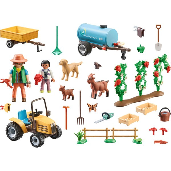 Playmobil Country 71442 Trattore con rimorchio e cisterna