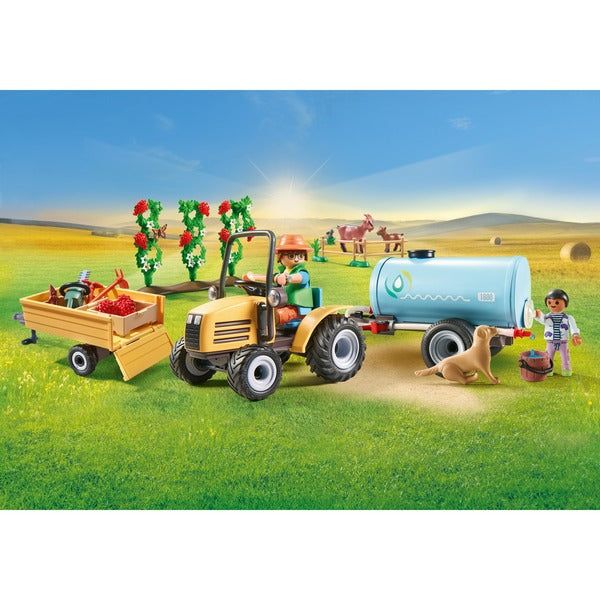 Playmobil Country 71442 Trattore con rimorchio e cisterna