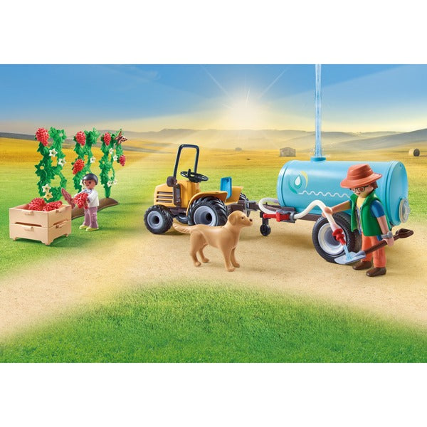 Playmobil Country 71442 Trattore con rimorchio e cisterna