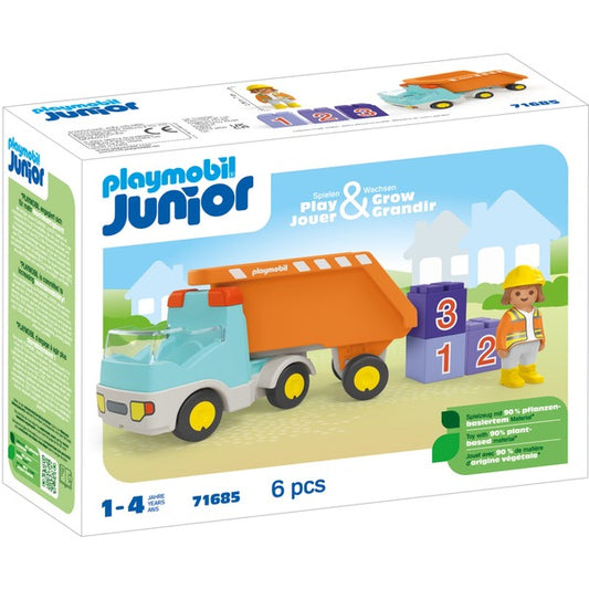 Playmobil Junior 71685 Camion del cantiere