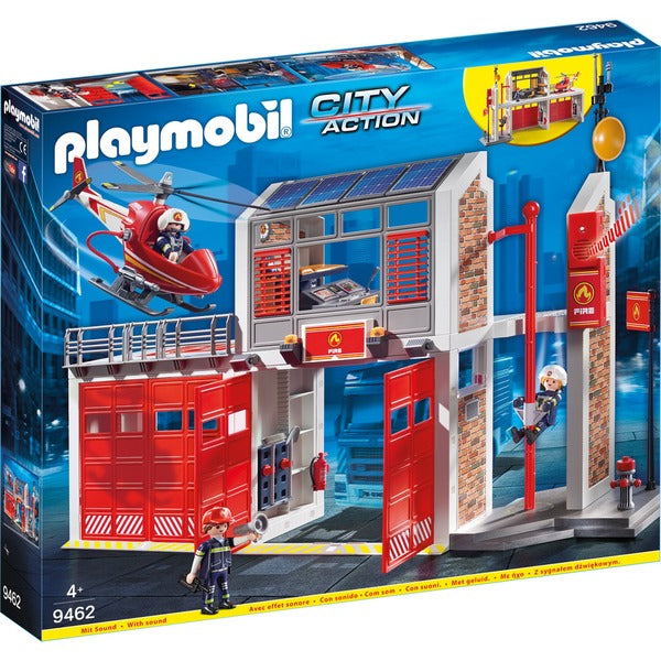 Playmobil City Action 9462 Grande centrale dei vigili del fuoco