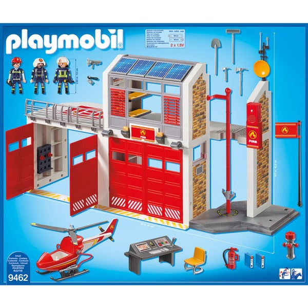 Playmobil City Action 9462 Grande centrale dei vigili del fuoco