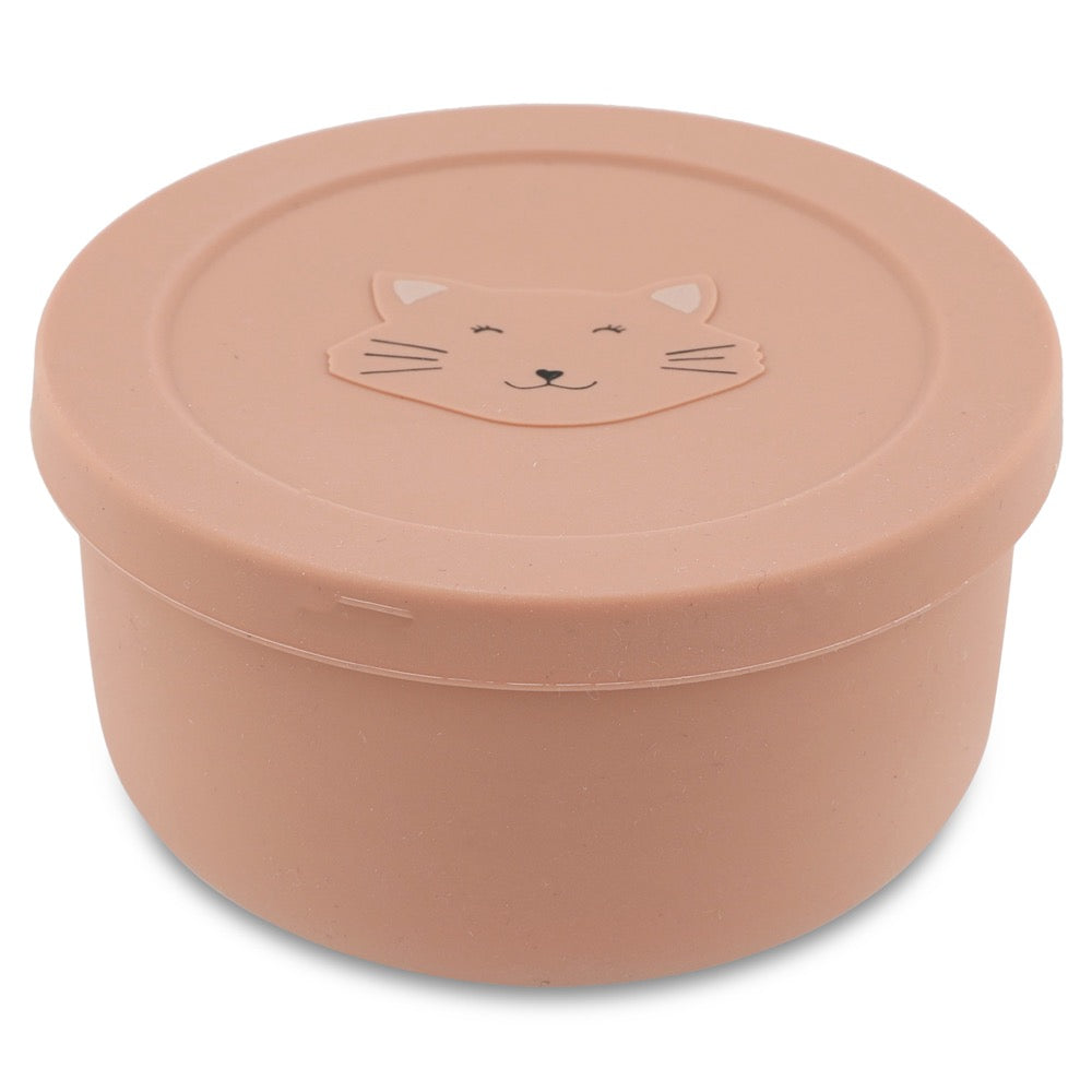 Trixie Contenitore per snack in silicone con coperchio Gatto