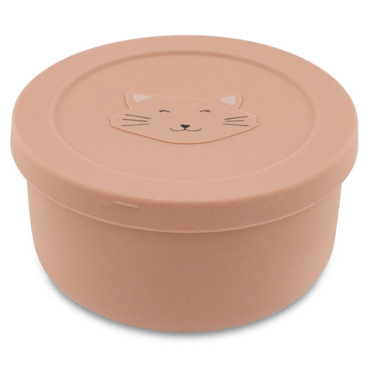 Trixie Contenitore per snack in silicone con coperchio Gatto