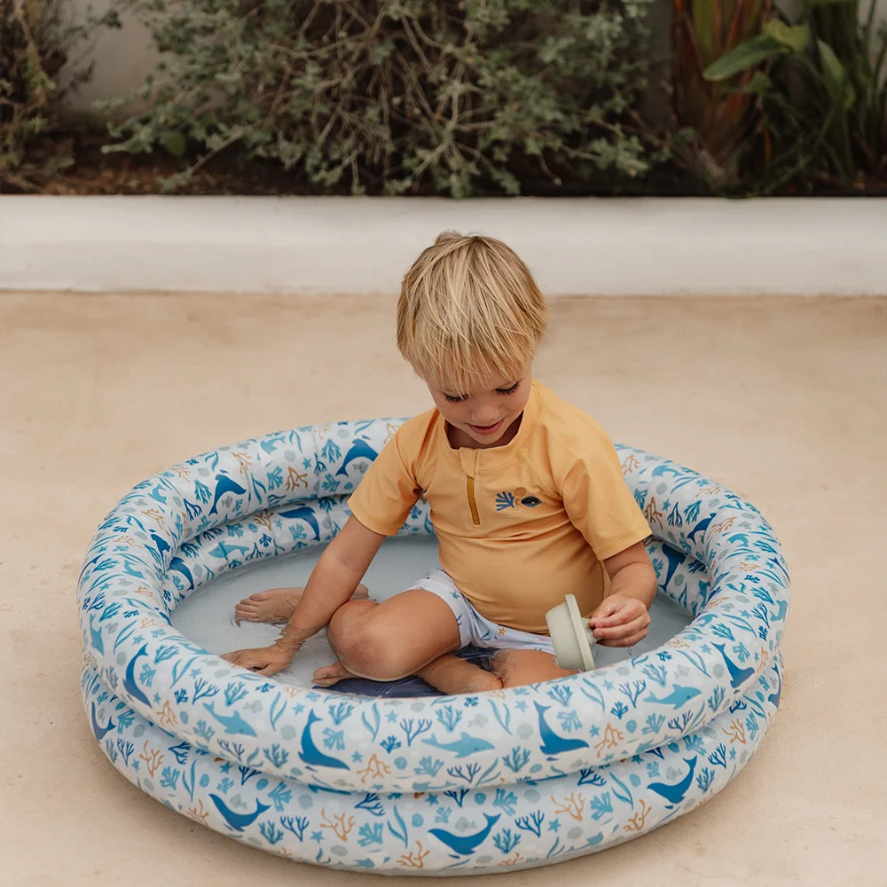 Little Dutch  Ocean Dreams Piscina gonfiabile Blu 80 cm - Emotions Toy