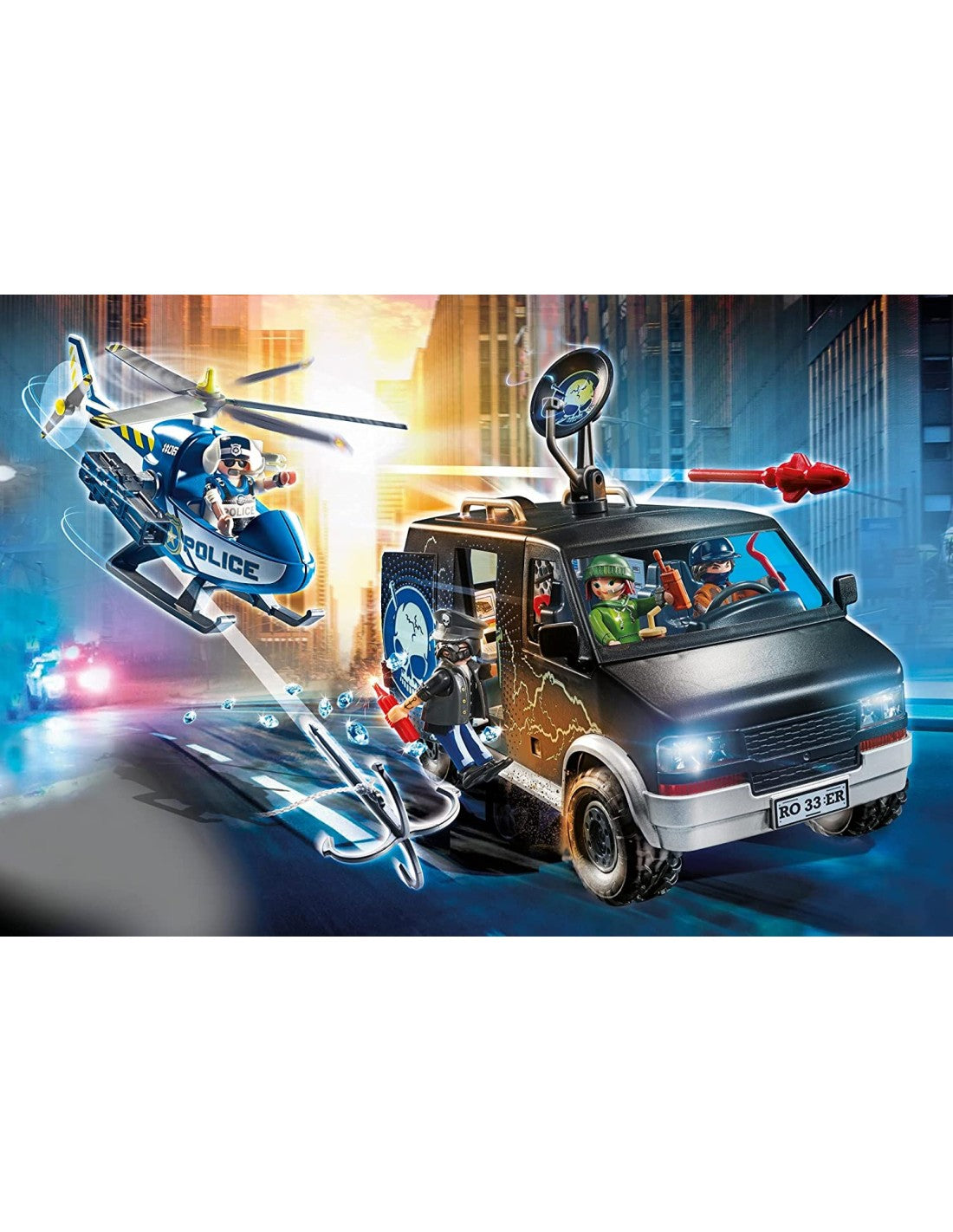 Playmobil City Action 70575 Furgone della banda di ladri